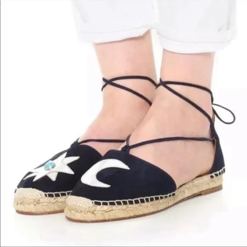 Aquazzura x Poppy Delevigne Espadrilles